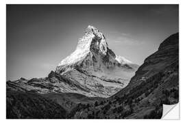 Selvklæbende plakat Matterhorn