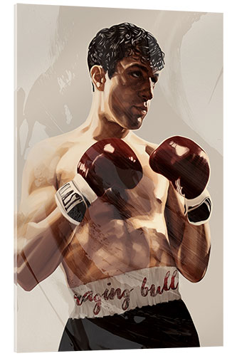 Acrylic print Raging Bull - Robert de Niro