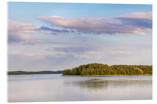 Akrylglastavla View over the Schaalsee near Seedorf