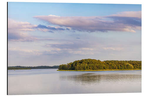 Aluminium print View over the Schaalsee near Seedorf