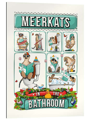 Gallery print Meerkats in the Bathroom