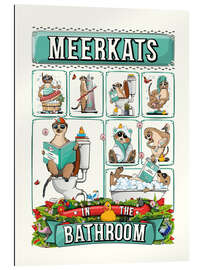 Gallery print Meerkats in the Bathroom