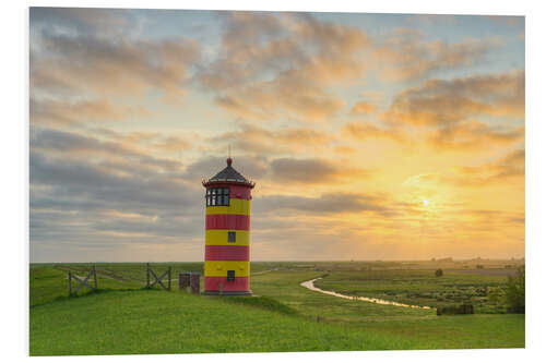 PVC-taulu Pilsum Lighthouse at Sunrise