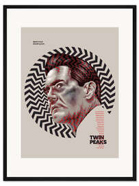 Gerahmter Kunstdruck Twin Peaks