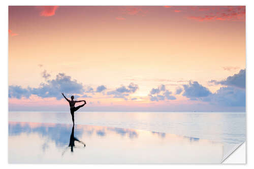 Sticker mural Yoga By the Sea