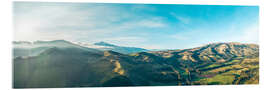 Tableau en verre acrylique Mountain Landscape in Imbabura, Ecuador