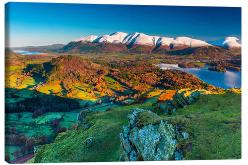 Lærredsbillede Blencathra Mountain, England