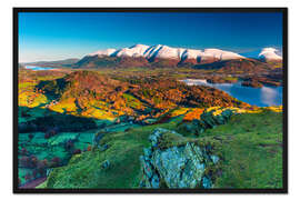 Gerahmter Kunstdruck Blencathra-Berg, England