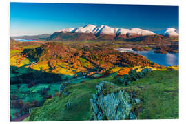 Foam board print Blencathra Mountain, England