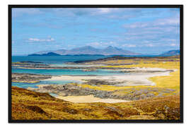 Gerahmter Kunstdruck Sanna Beach, Schottland