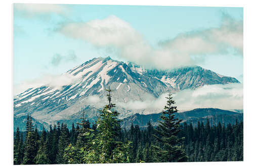 Foam board print Mount St. Helens, Washington