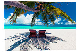 Cuadro de aluminio Let's Escape to the Maldives Together - Sakis Papadopoulos