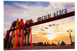 Acrylic print Imperial Beach, California