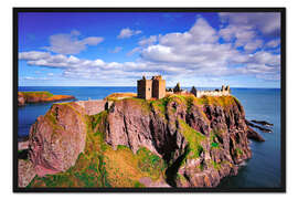 Gerahmter Kunstdruck Dunottarschloss in Aberdeenshire