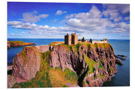 Foam board print Dunottar Castle in Aberdeenshire