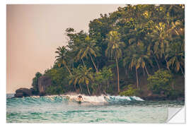 Wall sticker Surfing in Sri Lanka