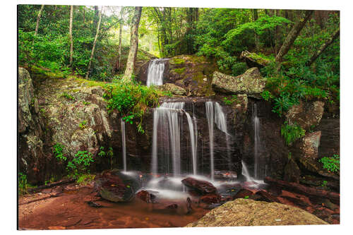 Aluminium print Waterfall in the Blue Ridge Mountains