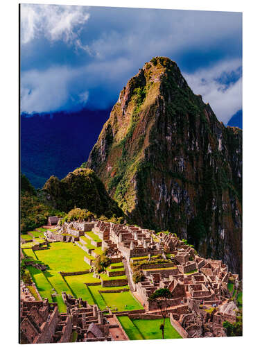 Tableau en aluminium View of Machu Picchu