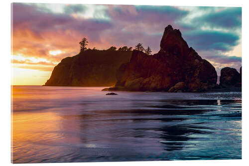 Acrylic print Ruby Beach, Washington