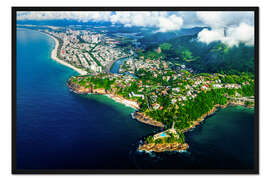 Gerahmter Kunstdruck Barra da Tijuca, Rio de Janeiro