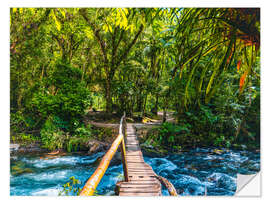 Naklejka na ścianę Batari River, Brazil