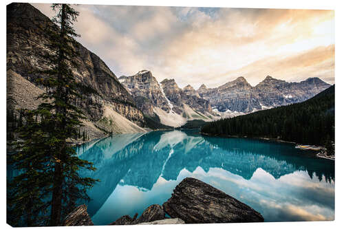 Leinwandbild Moraine Lake im Banff Nationalpark, Alberta