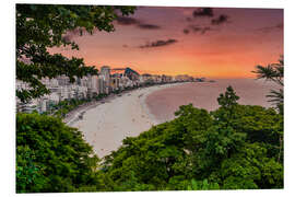 Foam board print Twilight in Rio