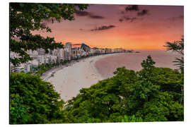 Magnettafel Dämmerung in Rio