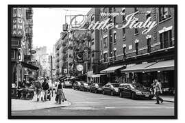 Gerahmter Kunstdruck Little Italy, New York