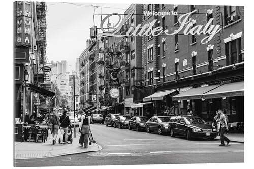 Tableau en plexi-alu Little Italy, New York