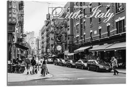 Tableau en plexi-alu Little Italy, New York