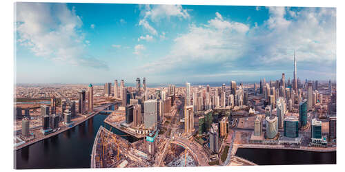 Acrylic print Dubai Downtown