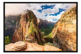 Gerahmter Kunstdruck Zion-Nationalpark, Utah