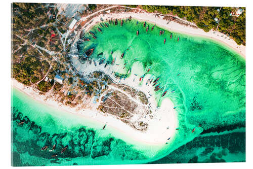 Cuadro de metacrilato Zanzibar, Aerial View