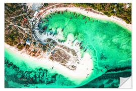 Vinilo para la pared Zanzibar, Aerial View