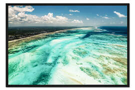 Gerahmter Kunstdruck Jambiani Beach, Sansibar