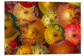 PVC print Chinese parasols