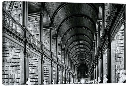 Canvas print Trinity College, Library