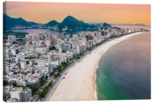 Canvas-taulu Praia do Leblon, Rio de Janeiro