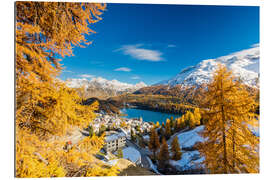 Gallery print View of Saint Moritz