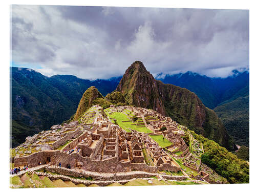 Tableau en verre acrylique The Ruins of Machu Picchu