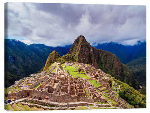 Leinwandbild Die Ruinen von Machu Picchu