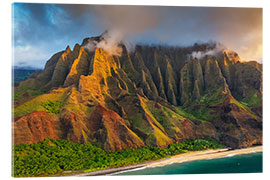 Acrylic print Na Pali Coast State Park, Kauai