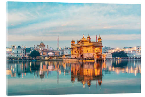 Acrylglas print Golden Temple Harmandir Sahib, Amritsar, India