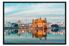 Gerahmter Kunstdruck Goldner Tempel Harmandir Sahib, Amritsar, Indien