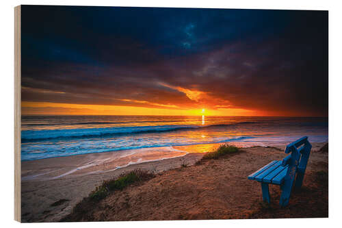 Tableau en bois Carlsbad, California