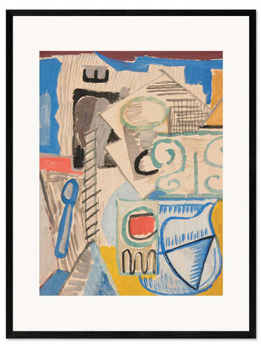 Framed art print Abstract Still Life with a Spoon