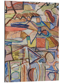 Magnettafel Geometrische Komposition