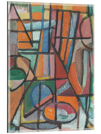 Magnettafel Abstrakte Geometrische Komposition