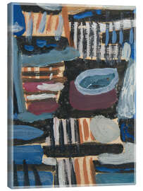 Tableau sur toile Abstract Composition in Blue